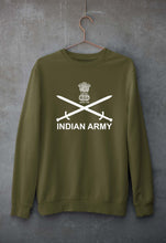 Load image into Gallery viewer, Indian Army Unisex Sweatshirt for Men/Women-Olive Green-Ektarfa.online