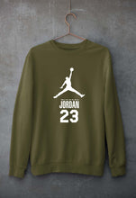 Load image into Gallery viewer, Michael Jordan Unisex Sweatshirt for Men/Women-Olive Green-Ektarfa.online