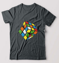 Load image into Gallery viewer, Rubik's Cube T-Shirt for Men-Steel grey-Ektarfa.online