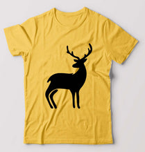 Load image into Gallery viewer, Deer T-Shirt for Men-Golden Yellow-Ektarfa.online