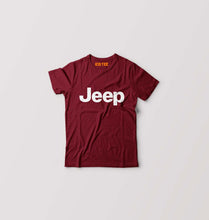 Load image into Gallery viewer, Jeep Kids T-Shirt for Boy/Girl-maroon-Ektarfa.online