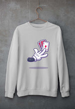 Load image into Gallery viewer, Poker Unisex Sweatshirt for Men/Women-Grey Melange-Ektarfa.online