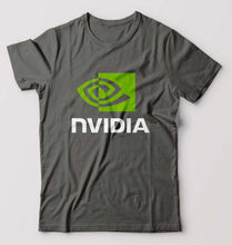 Load image into Gallery viewer, Nvidia T-Shirt for Men-Charcoal-Ektarfa.online