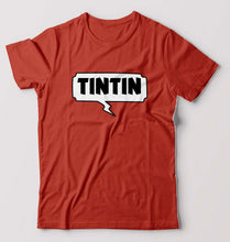 Load image into Gallery viewer, Tintin T-Shirt for Men-Brick Red-Ektarfa.online