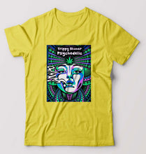 Load image into Gallery viewer, Trippy Stoner Psychedelic T-Shirt for Men-Yellow-Ektarfa.online