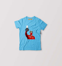 Load image into Gallery viewer, Sebastian Vettel F1 Kids T-Shirt for Boy/Girl-Light Blue-Ektarfa.online
