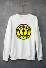 Load image into Gallery viewer, Gold's Gym Unisex Sweatshirt for Men/Women-White-Ektarfa.online