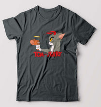 Load image into Gallery viewer, Tom and Jerry T-Shirt for Men-Steel grey-Ektarfa.online