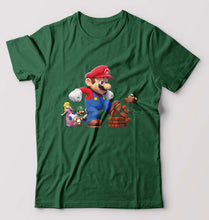 Load image into Gallery viewer, Mario T-Shirt for Men-Bottle Green-Ektarfa.online