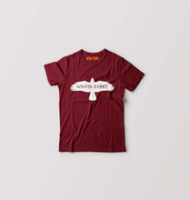 Load image into Gallery viewer, GOT Game Of Thrones Winter Is Here Kids T-Shirt for Boy/Girl-Maroon-Ektarfa.online