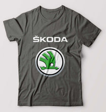 Load image into Gallery viewer, Skoda T-Shirt for Men-Charcoal-Ektarfa.online