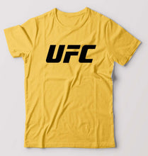 Load image into Gallery viewer, UFC T-Shirt for Men-Golden yellow-Ektarfa.online