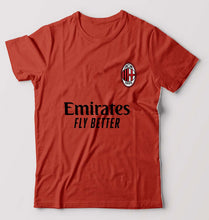 Load image into Gallery viewer, A.C. Milan 2021-22 T-Shirt for Men-Brick Red-Ektarfa.online