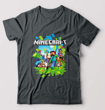 Load image into Gallery viewer, Minecraft T-Shirt for Men-Steel grey-Ektarfa.online