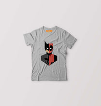 Load image into Gallery viewer, Deadpool & Batman Kids T-Shirt for Boy/Girl-Grey-Ektarfa.online