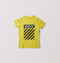 Load image into Gallery viewer, off white Kids T-Shirt for Boy/Girl-Yellow-Ektarfa.online
