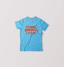 Load image into Gallery viewer, Royal Enfield Crew Kids T-Shirt for Boy/Girl-Sky Blue-Ektarfa.online