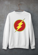 Load image into Gallery viewer, Flash Superhero Unisex Sweatshirt for Men/Women-White-Ektarfa.online