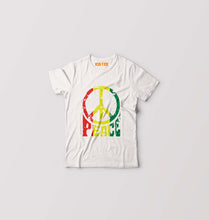Load image into Gallery viewer, Bob Marley Peace Kids T-Shirt for Boy/Girl-White-Ektarfa.online