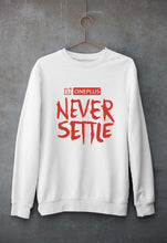 Load image into Gallery viewer, OnePlus Unisex Sweatshirt for Men/Women-White-Ektarfa.online