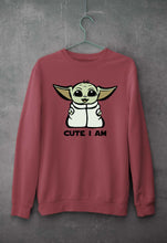 Load image into Gallery viewer, Yoda Star Wars Unisex Sweatshirt for Men/Women-Coral-Ektarfa.online