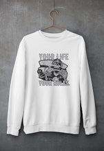 Load image into Gallery viewer, Skull Unisex Sweatshirt for Men/Women-White-Ektarfa.online