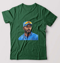 Load image into Gallery viewer, Hardik Pandya T-Shirt for Men-Bottle Green-Ektarfa.online