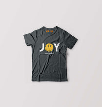 Load image into Gallery viewer, Joy Emoji Kids T-Shirt for Boy/Girl-Steal Green-Ektarfa.online