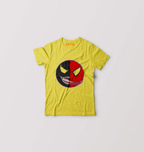 Load image into Gallery viewer, Venom VS Spiderman Kids T-Shirt for Boy/Girl-Yellow-Ektarfa.online