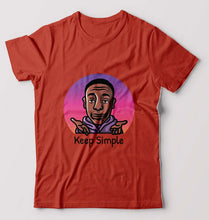 Load image into Gallery viewer, Khaby Lame T-Shirt for Men-Brick Red-Ektarfa.online