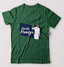 Load image into Gallery viewer, Hardik Pandya T-Shirt for Men-Bottle Green-Ektarfa.online