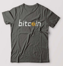 Load image into Gallery viewer, Cryptocurrency Bitcoin T-Shirt for Men-Charcoal-Ektarfa.online