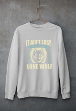 Load image into Gallery viewer, Wolf Unisex Sweatshirt for Men/Women-Grey Melange-Ektarfa.online