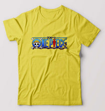 Load image into Gallery viewer, One Piece T-Shirt for Men-Yellow-Ektarfa.online