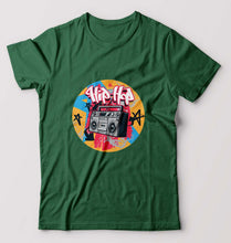 Load image into Gallery viewer, Hip Hop T-Shirt for Men-Bottle Green-Ektarfa.online