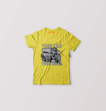 Load image into Gallery viewer, Skull Kids T-Shirt for Boy/Girl-Yellow-Ektarfa.online