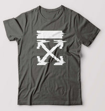 Load image into Gallery viewer, Off White Tee T-Shirt for Men-Charcoal-Ektarfa.online