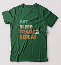 Load image into Gallery viewer, Share Market(Stock Market) T-Shirt for Men-Bottle Green-Ektarfa.online