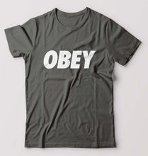 Load image into Gallery viewer, Obey T-Shirt for Men-Charcoal-Ektarfa.online