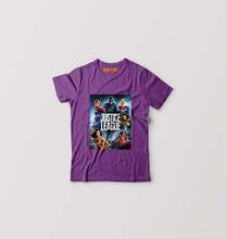 Load image into Gallery viewer, Justice League Kids T-Shirt for Boy/Girl-Purple-Ektarfa.online