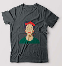 Load image into Gallery viewer, Frida Kahlo T-Shirt for Men-Steel grey-Ektarfa.online
