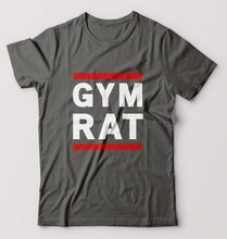 Load image into Gallery viewer, Gym Rat T-Shirt for Men-Charcoal-Ektarfa.online