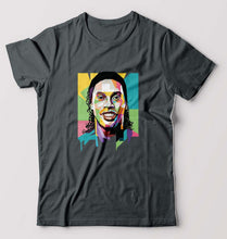 Load image into Gallery viewer, Ronaldinho T-Shirt for Men-Steel grey-Ektarfa.online