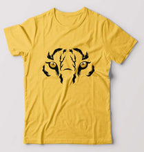 Load image into Gallery viewer, Tiger Eyes T-Shirt for Men-Golden Yellow-Ektarfa.online