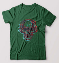 Load image into Gallery viewer, Skull T-Shirt for Men-Bottle Green-Ektarfa.online