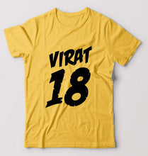Load image into Gallery viewer, Virat Kohli T-Shirt for Men-Golden Yellow-Ektarfa.online