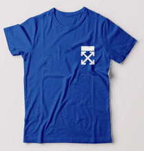 Load image into Gallery viewer, off White logo T-Shirt for Men-Royal Blue-Ektarfa.online