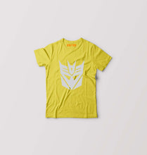 Load image into Gallery viewer, Decepticon Transformers Kids T-Shirt for Boy/Girl-Mustard Yellow-Ektarfa.online