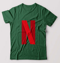 Load image into Gallery viewer, Netflix T-Shirt for Men-Bottle Green-Ektarfa.online