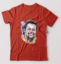 Load image into Gallery viewer, Leander Paes T-Shirt for Men-Brick Red-Ektarfa.online